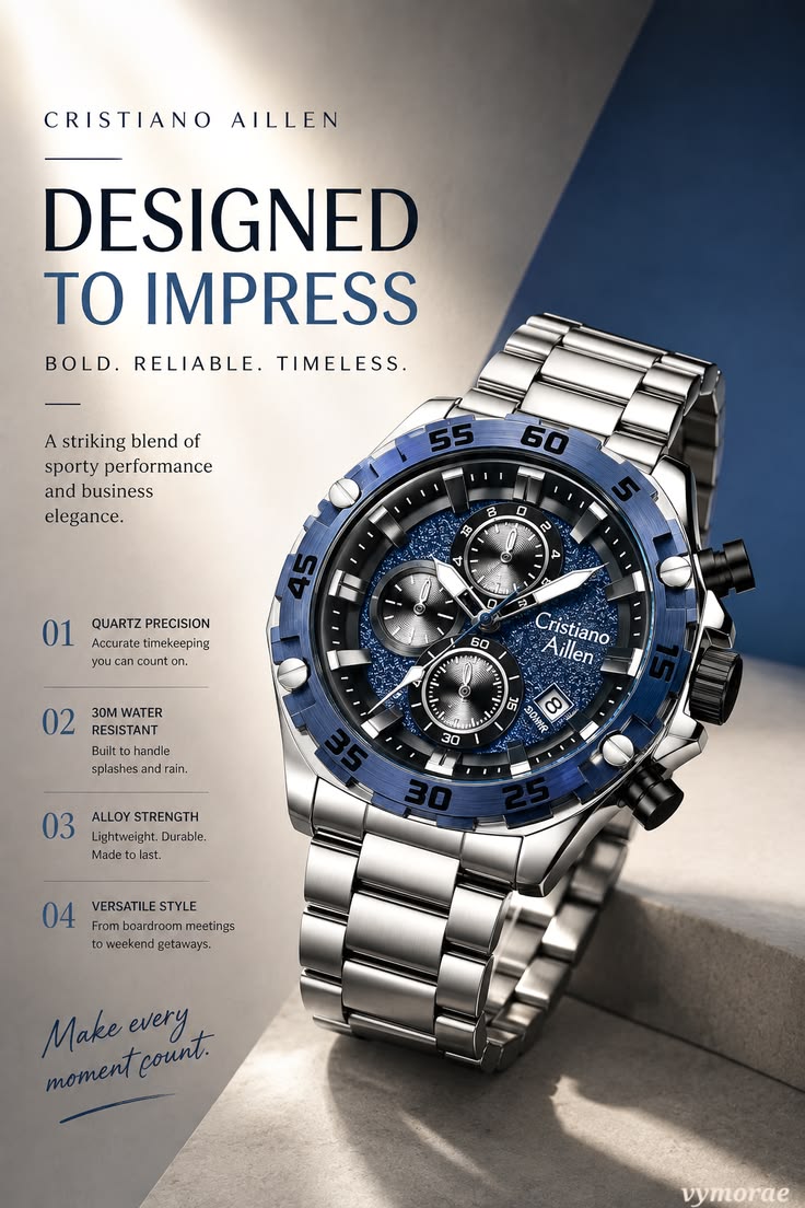 Designed to impress watch campaign